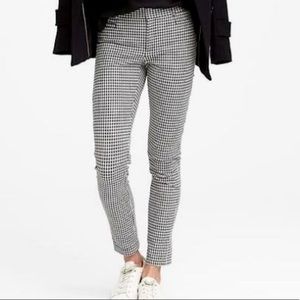NEW Banana Republic Sloan houndstooth ankle pants